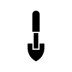 shovel icon or logo isolated sign symbol vector illustration - high quality black style vector icons
