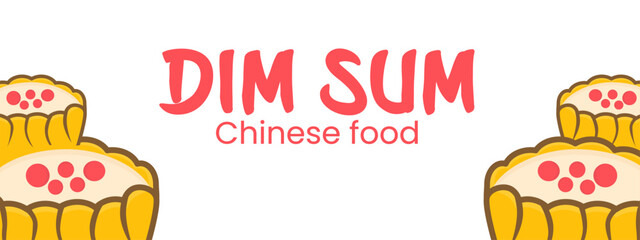 cute simple dimsum template with copy space