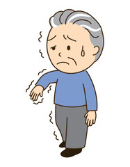 脳卒中のため片麻痺になったおじいさん