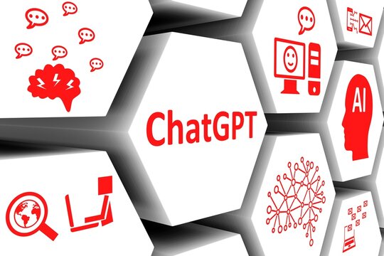 ChatGPT concept background 3d render illustration