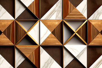 Seamless wood background generative AI