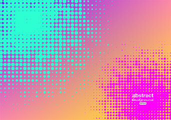 halftone particle sphere gradient blue and violet background for advertisement banner,brochure,website landingpage, notebook cover vector eps.