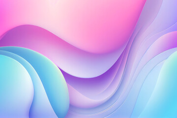 Obraz premium Soft colorful background with gradient pastel color palette. Abstract modern background. Illustration for banner, presentation template, wallpaper, text place and social media.