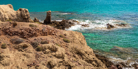 El Dedo Reef, Cabo de Gata-Níjar Natural Park, UNESCO Biosphere Reserve, Almería, Andalucía, Spain, Europe