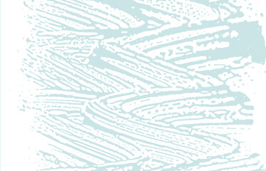 Grunge texture. Distress blue rough trace. Bold ba