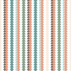 colorful triangles stripes with white background seamless repeat pattern