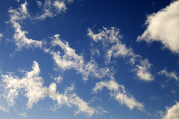 Blue sky and clouds