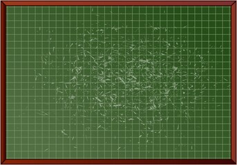 Obraz premium The green school blackboard. 