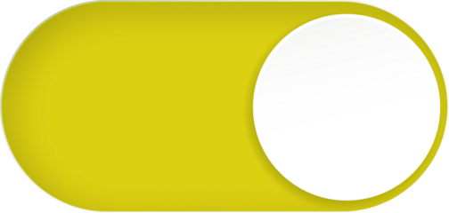 Toggle switch buttons. On and Off toggle switch buttons.