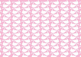 seamless pattern with pink swan © mazsakty