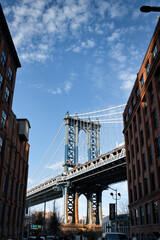 Fototapeta na wymiar DUMBO Manhattan Bridge New York City