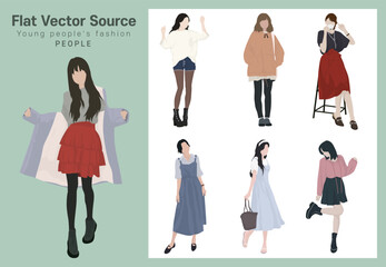 University student young street fashion person silhouette sauce