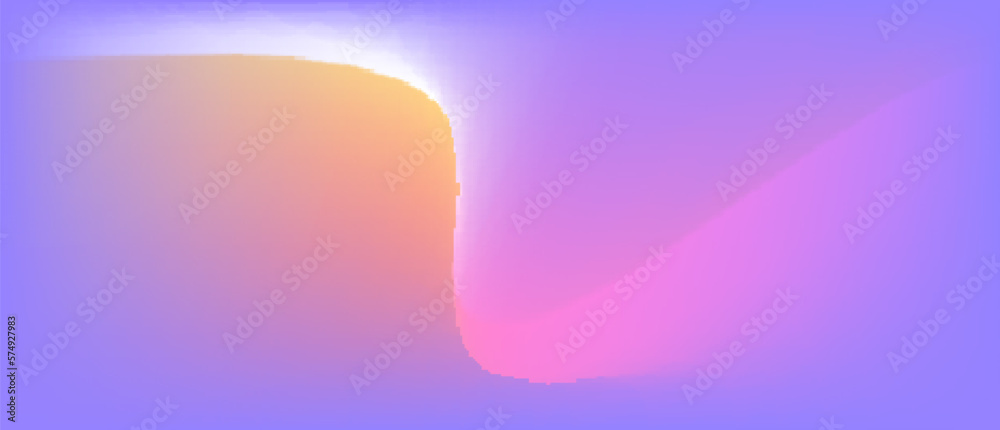 Poster trendy blank minimalist poster with y2k aesthetic. modern banner with blurred neon gradient. vector 