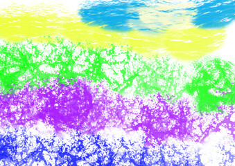 Fototapeta premium abstract watercolor Abstract art, Colorful Art Background, watercolor splatter, splash, Colorful dust, PNG, Transparent 