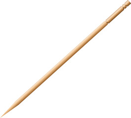 Toothpicks Wooden , Bamboo Toothpick small sharp, Realistic wood.  - obrazy, fototapety, plakaty