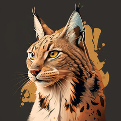 Dessin couleur Lynx