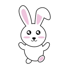 Fototapeta premium Joyful rabbit