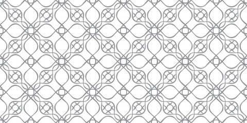 Fototapeta premium Cross background, black and white. A retro style background with black and white geometric motifs.