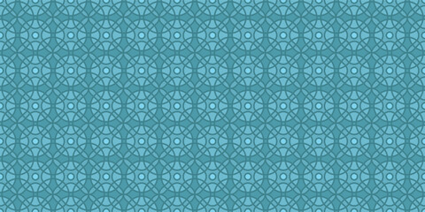 Background with interlocking circles, color. A retro style background with geometric motifs.