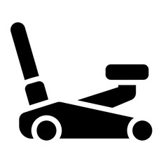 car jack glyph icon