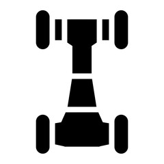 chassis glyph icon