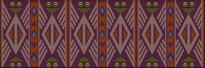   Pattern, ornament,  tracery, mosaic ethnic, folk, national, geometric  for fabric, interior, ceramic, furniture in the Latin American style.