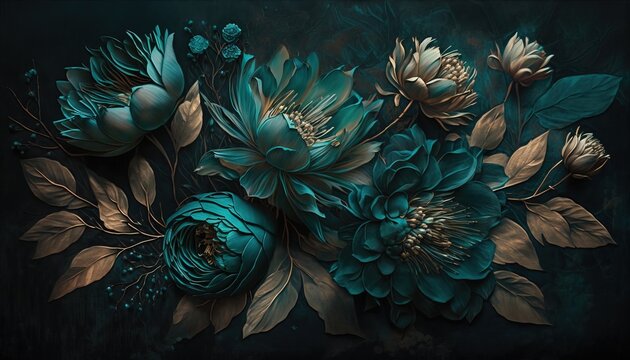 Teal Flowers Images Browse 25 954