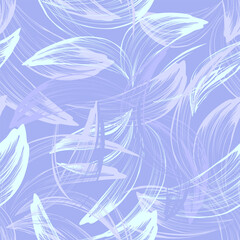 Creative abstract floral vegetal simless pattern, background.