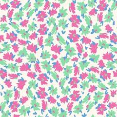 Seamless pattern small colorful floral decorative stylish texture for textile and various designs. Millefleurs Abstract Graptik Seamless Background Fashion Prints Hand Drawn
Retro Abstract Decorative 