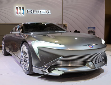 TORONTO-FEBRUARY 22, 2023: Supercar Buick Wildcat at the 2023 Canadian International Auto Show in Toronto