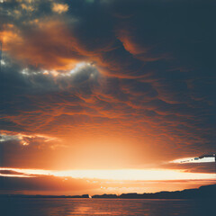 Fototapeta premium sunset at the beach