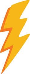 Retro thunderstorm lightning on the white isolated background.