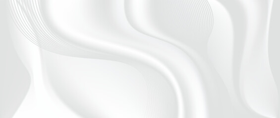 white gray wave light technology texture background. Abstract big data digital concept