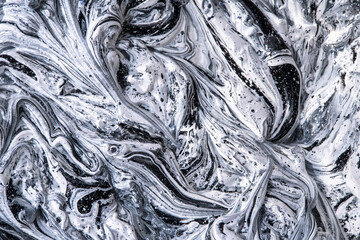 Abstract paint in oil