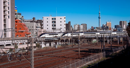 スカイツリーとスカイライナー