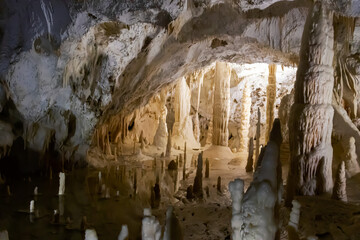 Famous Underground Frasassi Caves in Genga, Italy - Grotte di Frasassi.