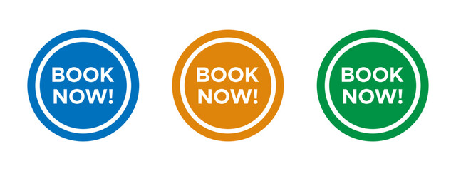  Book now vector illustration