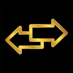 arrow icon, simple logo vector illustration for graphic and web design