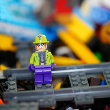 Lego The Riddler toy figurine