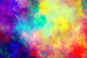 Obraz na płótnie Canvas abstract colorful background created with Generative AI technology