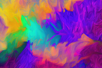 Fototapeta na wymiar abstract colorful background created with Generative AI technology