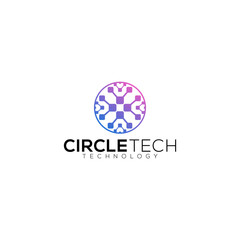 circle technology modern colorful logo gradient