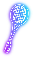 Set of Sport icon neon