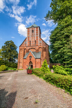 Church of St. Apostles Peter and Paul in Police - Jasienica. Police, West Pomeranian Voivodeship, Poland.