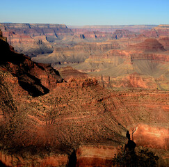 Hazy Blue Sky Grand Canyon Arizona