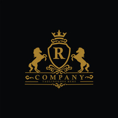 Royal Horse Heraldic Logo