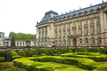 Fototapeta na wymiar Royal Palace in Brussels, Belgium