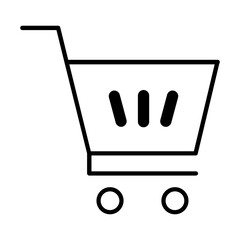 Basket icon vector . Shop cart illustration sign. Shop pacage symbol. Shoping logo.