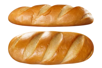 Wall murals Bread Delicious loaf of fresh bread cut out