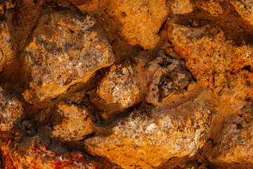 Background of a rustic stone texture. The beauty of the natural.